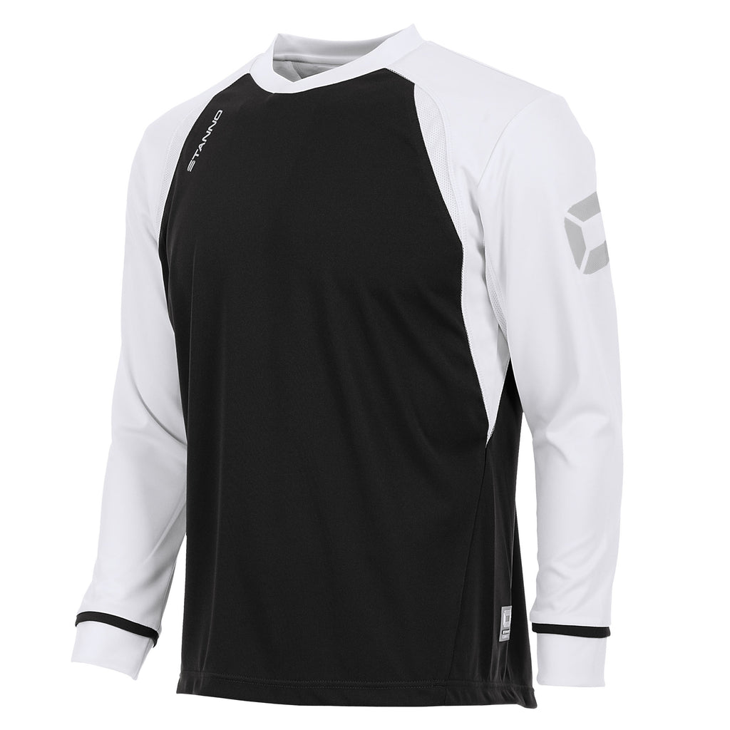 Stanno Liga LS Football Shirt (Black/White)