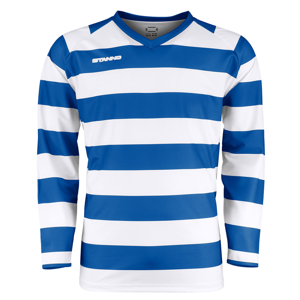 Stanno Lisbon LS Football Shirt (Royal/White)
