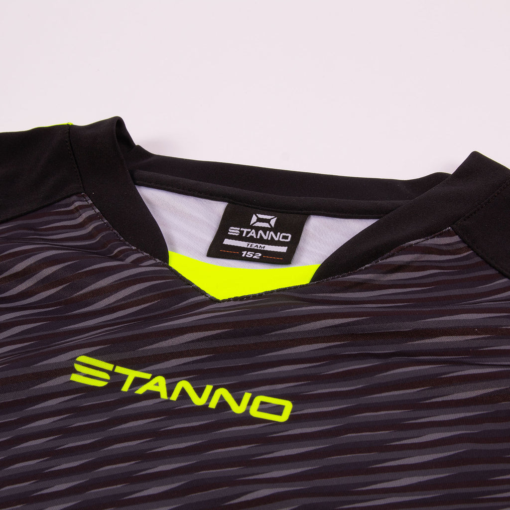 Stanno Vortex Goalkeeper Shirt ( Black/Neon Yellow)