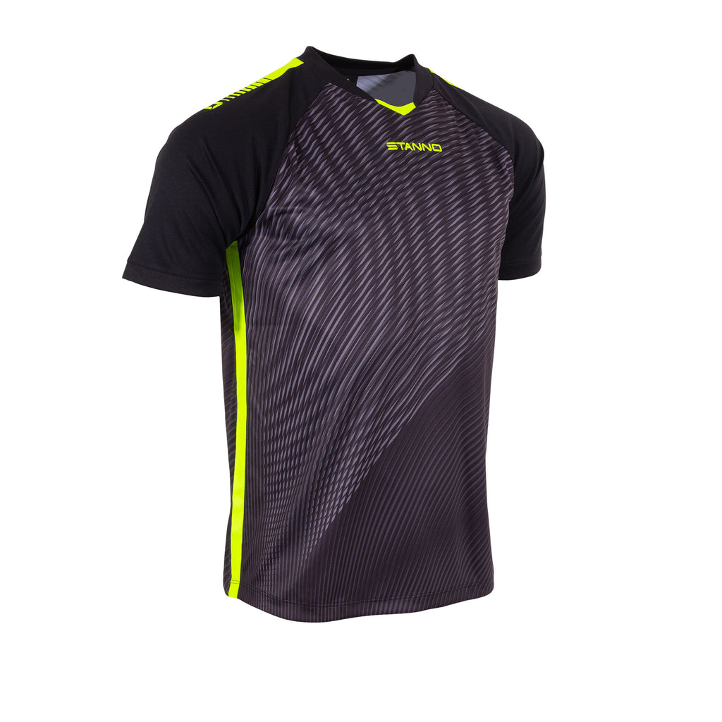 Stanno Vortex SS Goalkeeper Shirt (Black/ Neon Yellow)