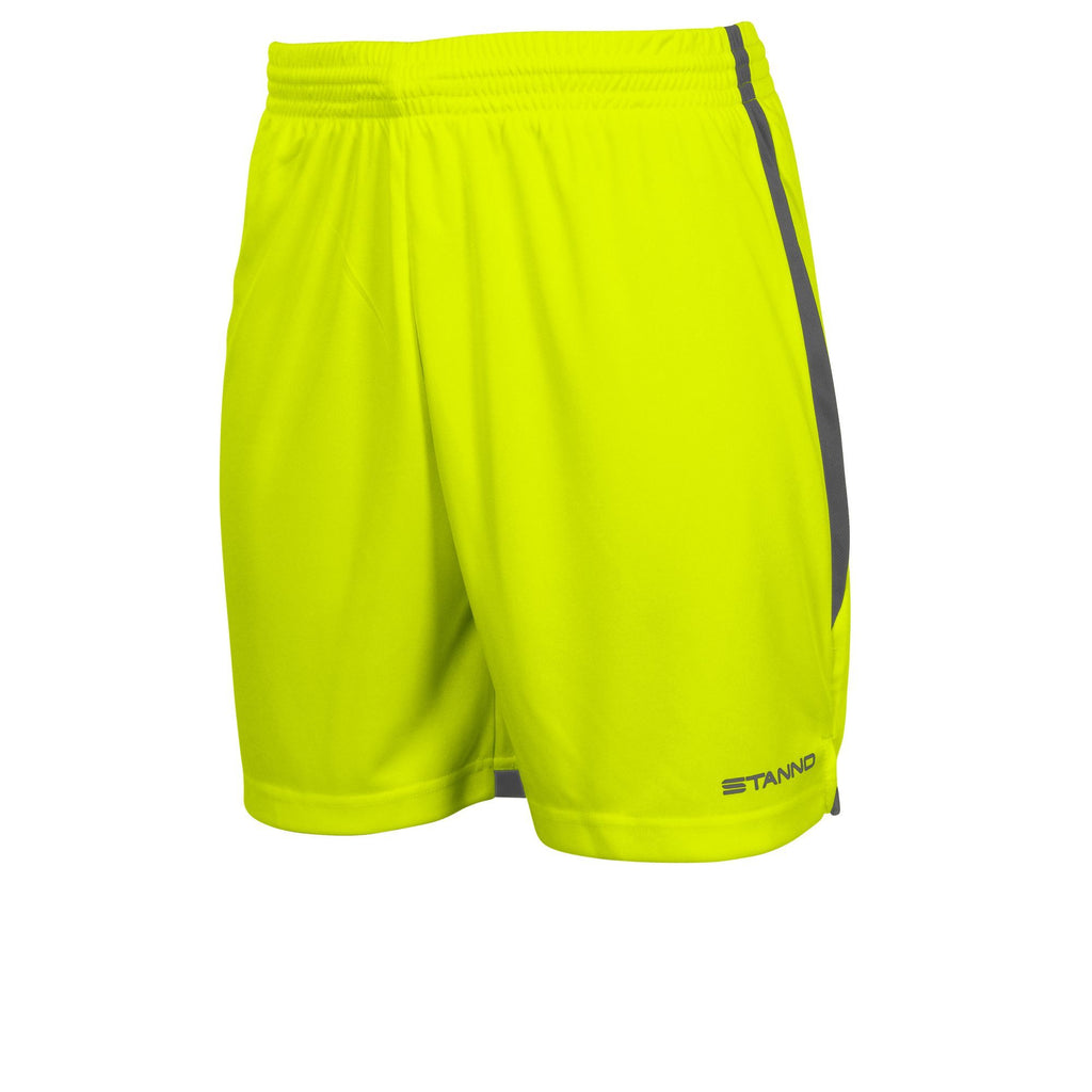 Stanno Focus Football Shorts (Neon Yellow/Anthracite)