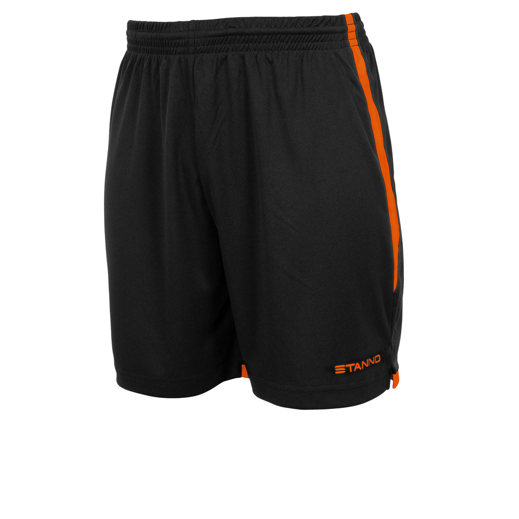 Stanno Focus Football Shorts (Black/Orange)