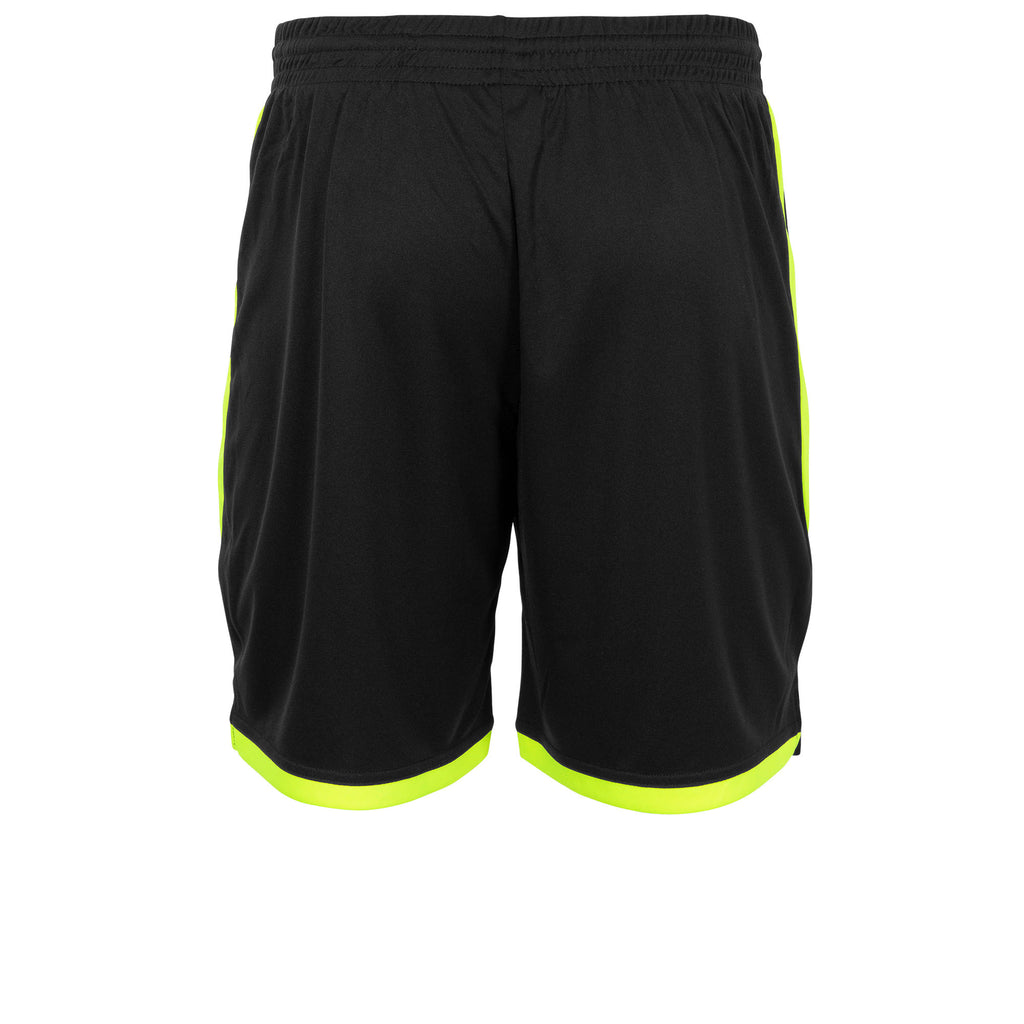 Stanno Focus Football Shorts (Black/Neon Yellow)
