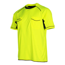 Load image into Gallery viewer, Stanno Bergamo SS Referee Shirt (Neon Yellow/Black)