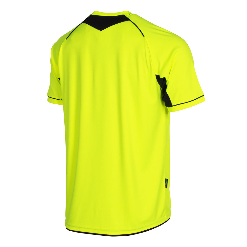 Stanno Bergamo SS Referee Shirt (Neon Yellow/Black)