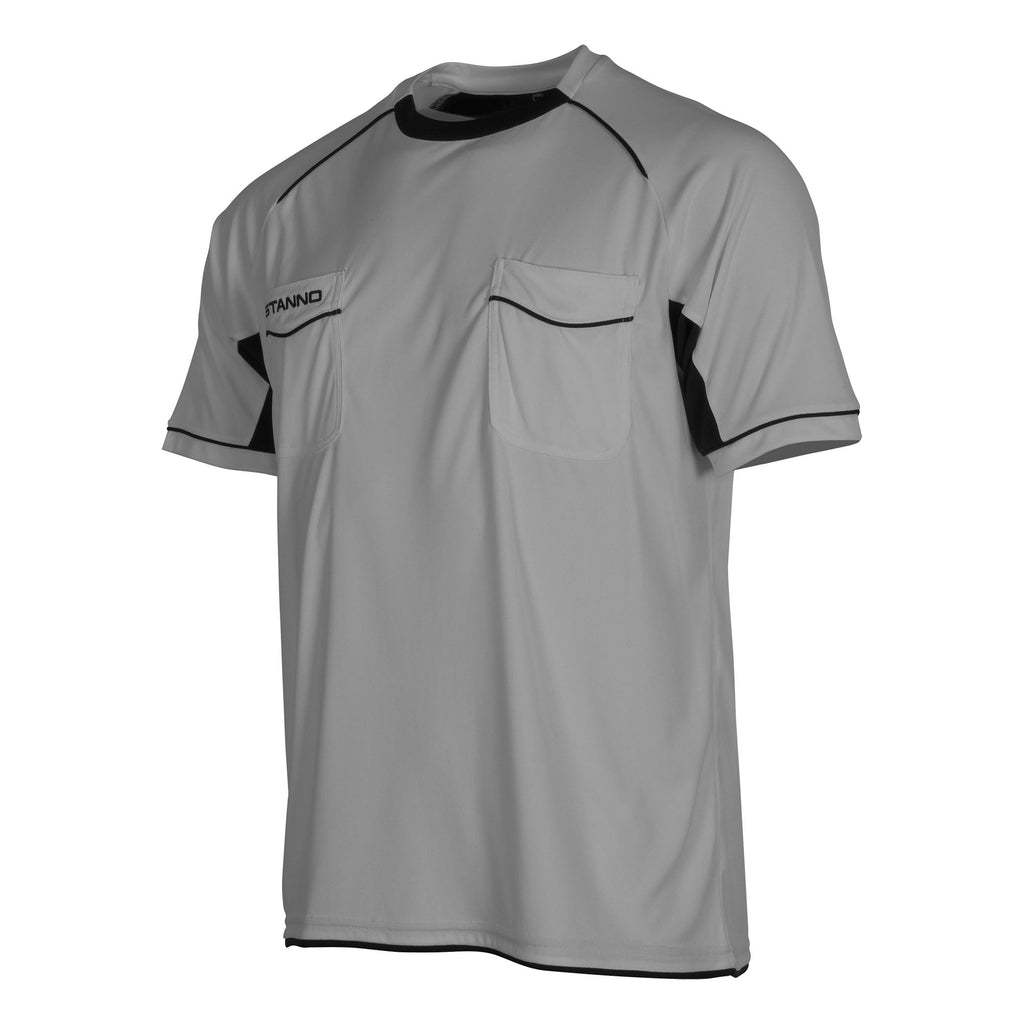 Stanno Bergamo SS Referee Shirt (Grey/Black)