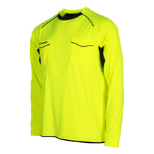 Load image into Gallery viewer, Stanno Bergamo LS Referee Shirt (Neon Yellow/Black)