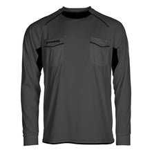 Load image into Gallery viewer, Stanno Bergamo LS Referee Shirt (Anthracite/Black)