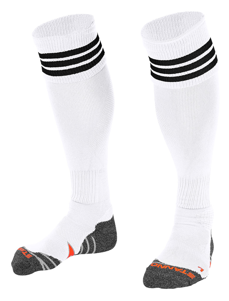 Stanno Ring Football Sock (White/Black)