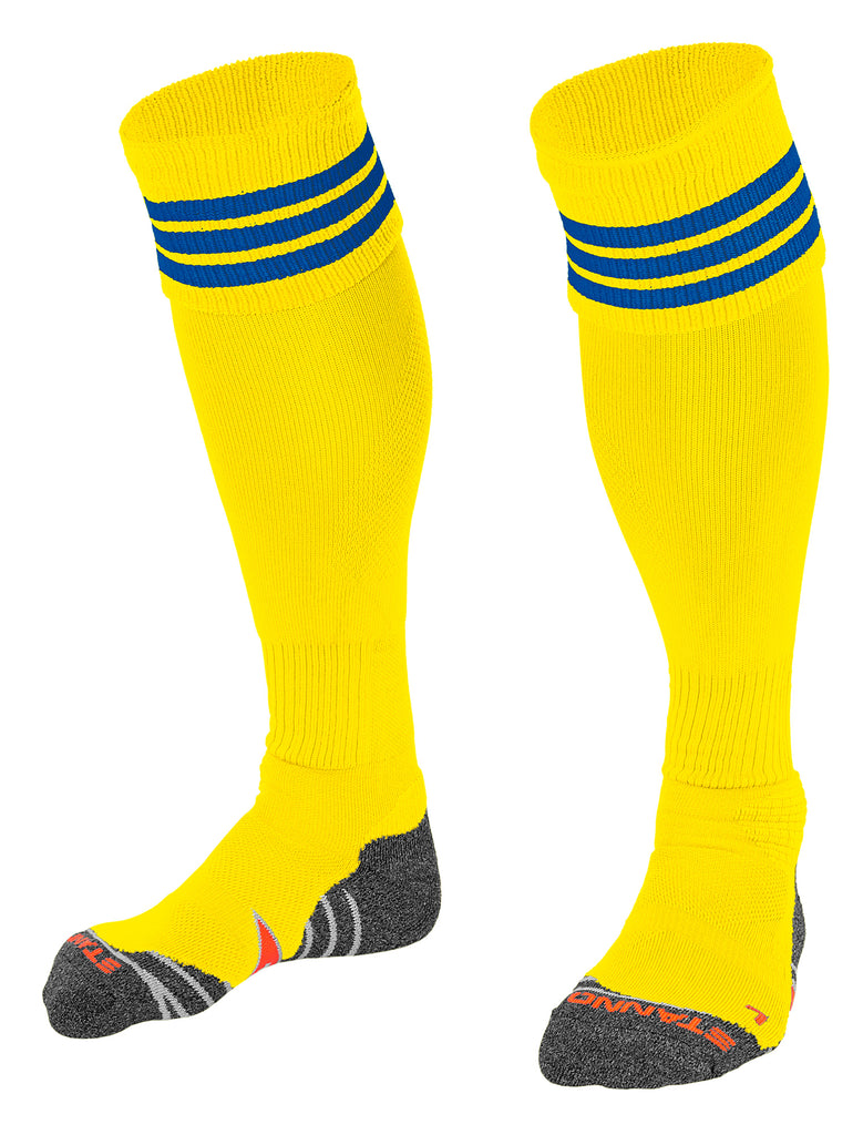 Stanno Ring Football Sock (Yellow/Royal)