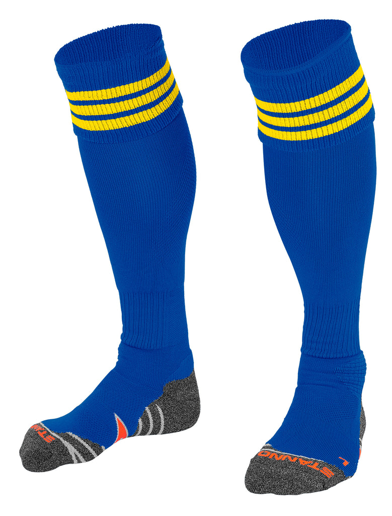 Stanno Ring Football Sock (Royal/Yellow)
