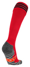 Load image into Gallery viewer, Stanno Ring Football Sock (Red/Black)