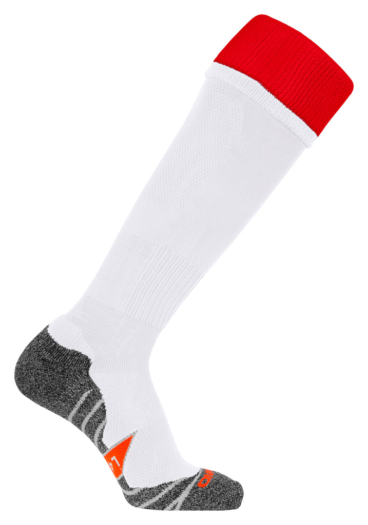 Stanno Combi Football Sock (White/Red)