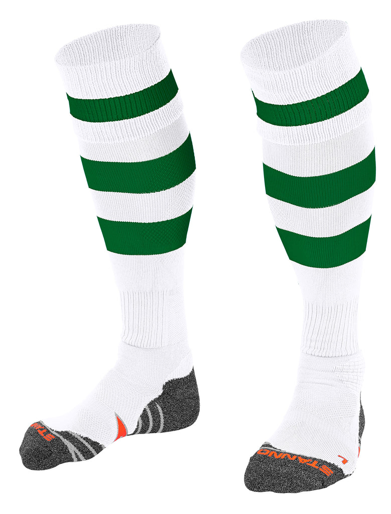 Stanno Original Football Sock (White/Green)