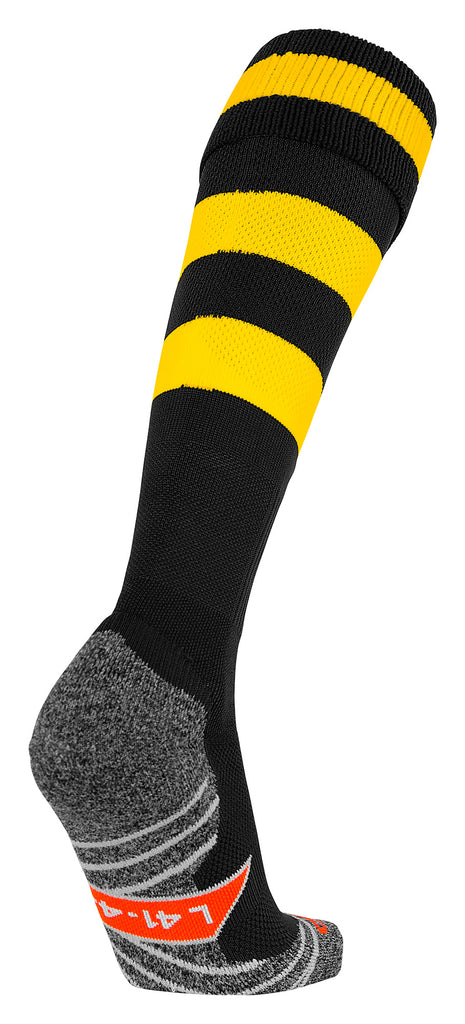 Stanno Original Football Sock (Black/Yellow)