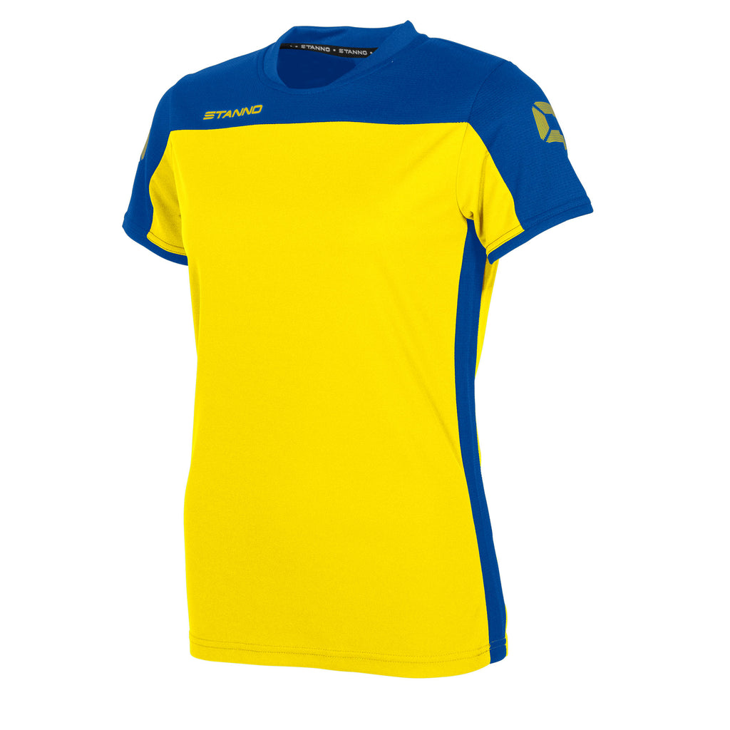 Stanno Womens Pride Training T-Shirt (Yellow/Royal)