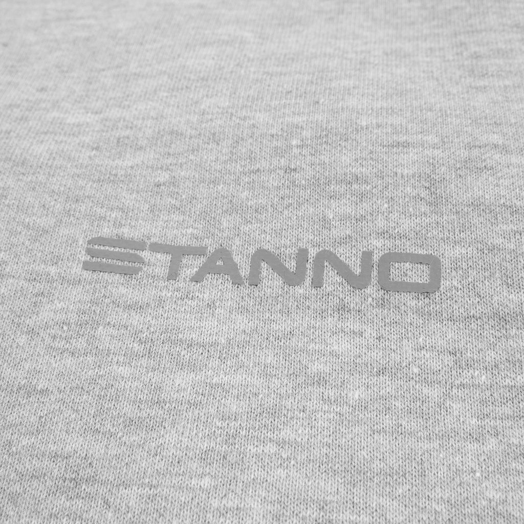 Stanno Base Hooded Full Zip Sweat Top (Grey Melange)