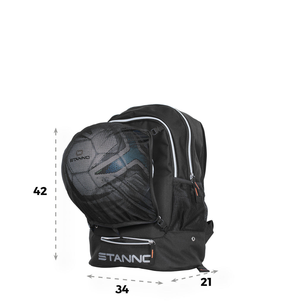 Stanno Backpack With Net (Black)