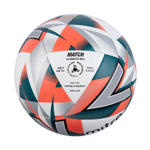 Load image into Gallery viewer, Mitre Ultimatch Max Match Football (White/Blood Orange/Pitch Green/Black)
