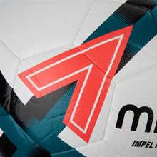 Load image into Gallery viewer, Mitre Impel Max Training Football (White/Black/Blood Orange/Pitch Green)
