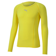 Load image into Gallery viewer, Puma Liga Baselayer L/S Tee (Fluorescent Yellow)