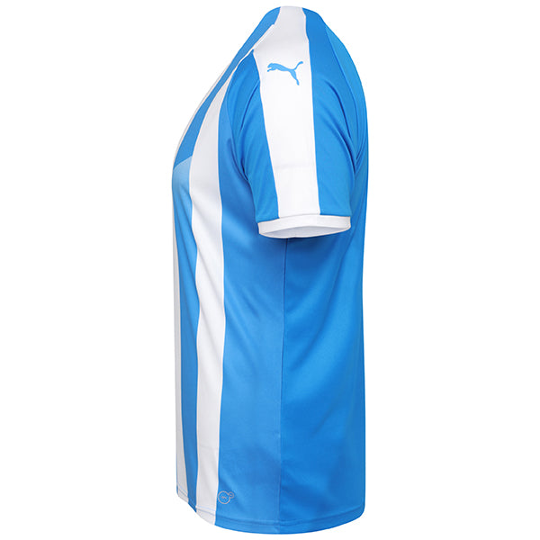 Puma Liga Striped Football Shirt (Electric Blue/White)
