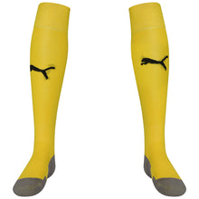 Load image into Gallery viewer, Puma Liga Core Football Sock (Cyber Yellow/Black)