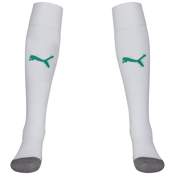 Puma Liga Core Football Sock (White/Pepper Green)
