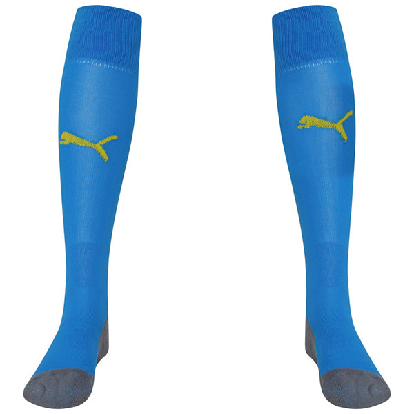 Puma Liga Core Football Sock (Electric Blue/Cyber Yellow)