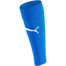 Load image into Gallery viewer, Puma Goal Sleeve Football Sock (Electric Blue/White)