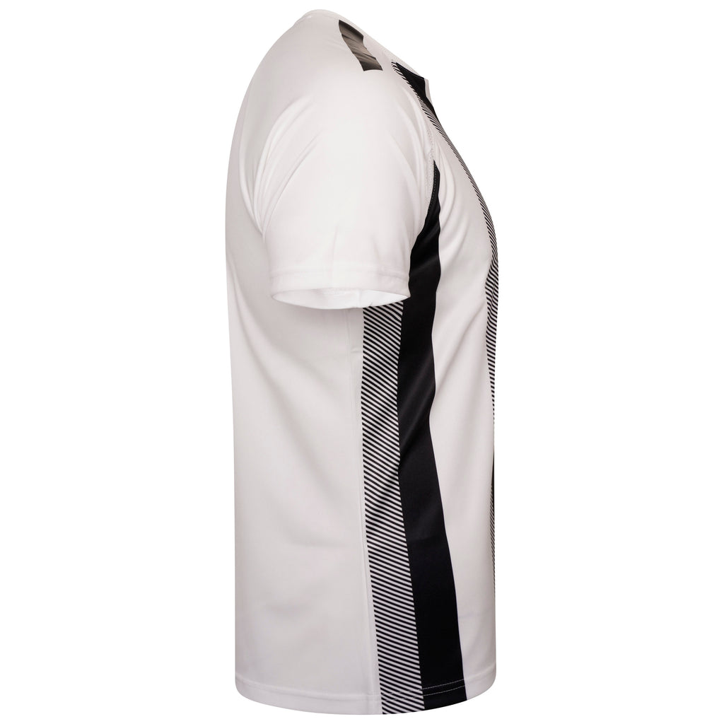 Puma Team Liga Striped Football Shirt (White/Black)