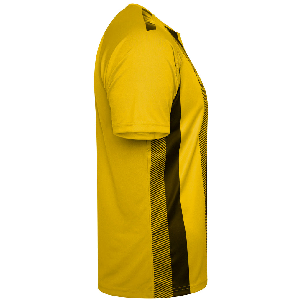 Puma Team Liga Striped Football Shirt (Cyber Yellow/Black)