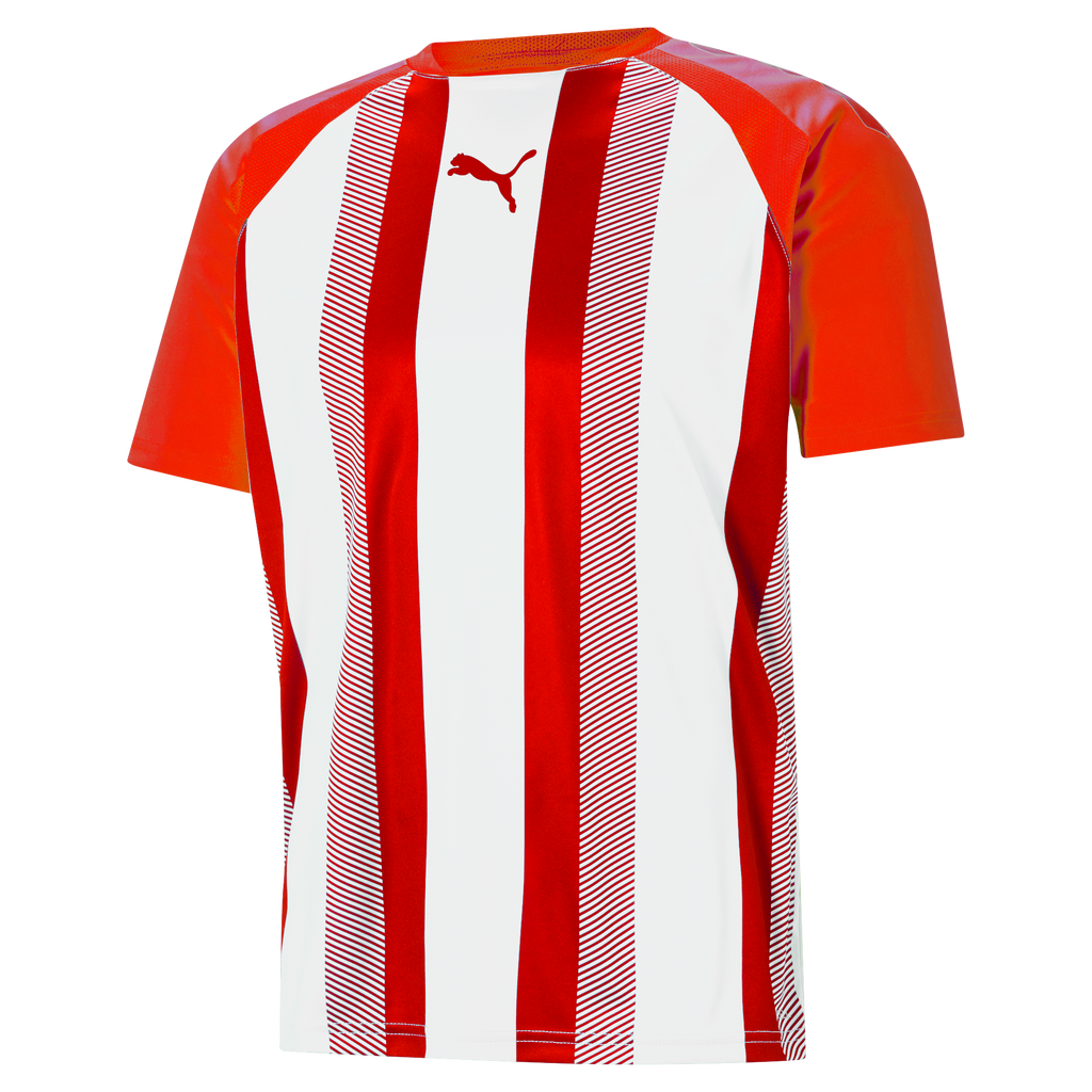 Puma Team Liga Striped Football Shirt (Puma Red/White)