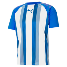 Load image into Gallery viewer, Puma Team Liga Striped Football Shirt (Electric Blue/White)
