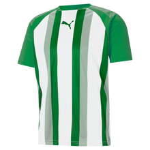 Load image into Gallery viewer, Puma Team Liga Striped Football Shirt (Pepper Green/White)