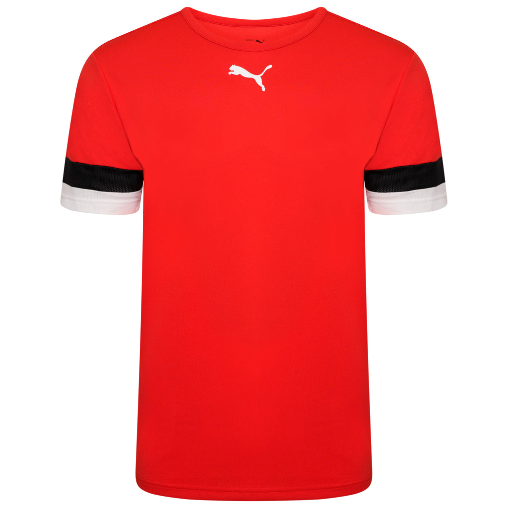 Puma Team Rise Football Shirt (Puma Red/Black/White)