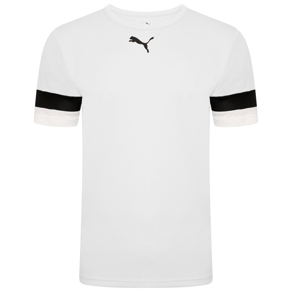 Puma Team Rise Football Shirt (Puma White/Black/White)