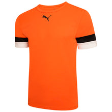 Load image into Gallery viewer, Puma Team Rise Football Shirt (Golden Poppy/Black/White)
