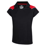 Customkit Teamwear Womens IGEN Polo (Black/Red)