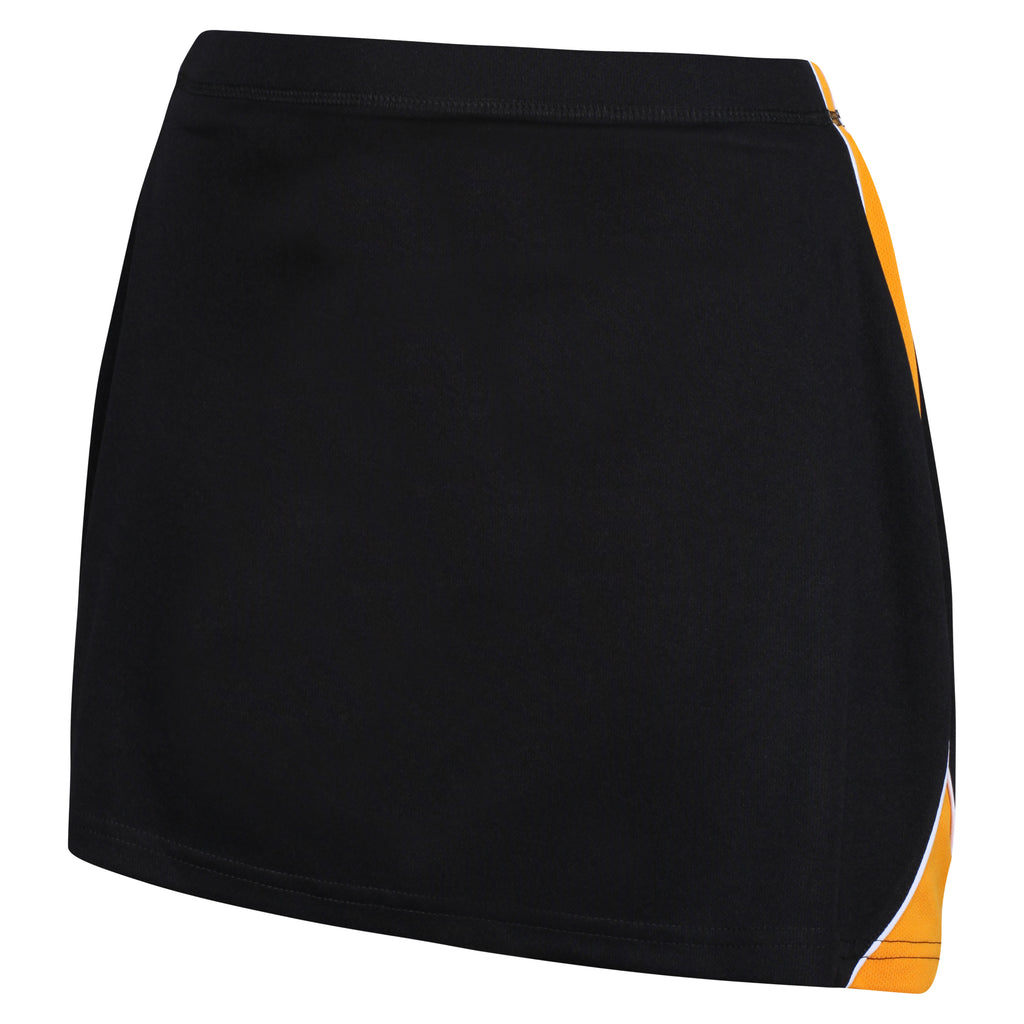 CustomKit Teamwear IGEN Skort (Black/Amber)