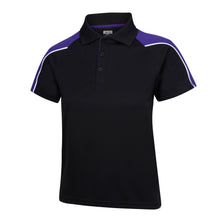 Load image into Gallery viewer, Customkit Teamwear IGEN Polo (Black/Purple)