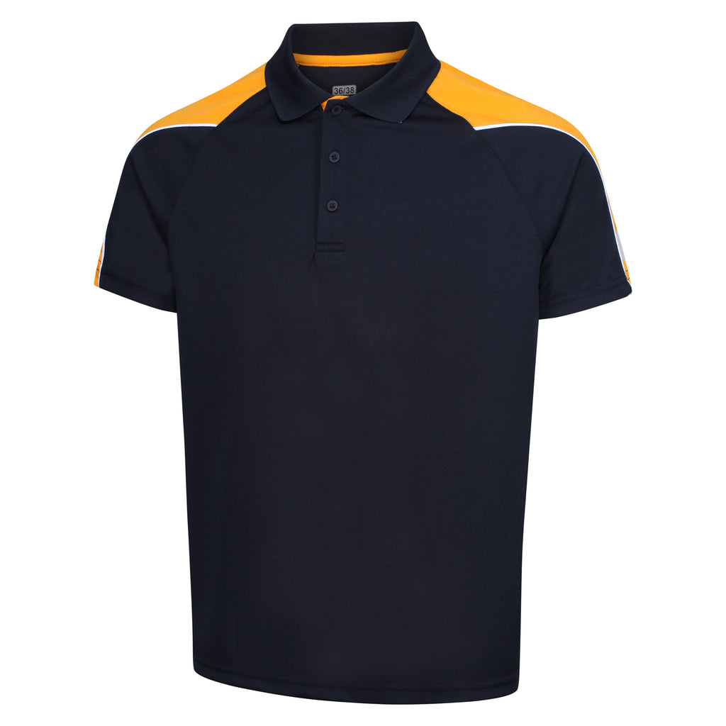 Customkit Teamwear IGEN Polo (Navy/Amber)