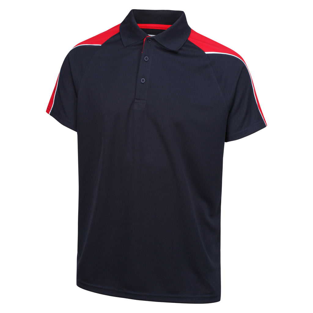 Customkit Teamwear IGEN Polo (Navy/Red)