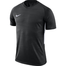 Load image into Gallery viewer, Nike Tiempo Premier SS Football Shirt (Black/Black/White)