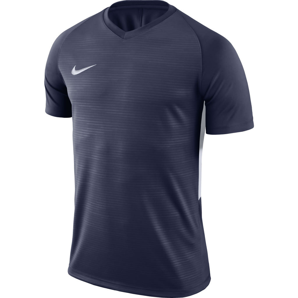 Nike Tiempo Premier SS Football Shirt (Midnight Navy/Midnight Navy/White)