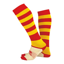 Load image into Gallery viewer, Errea Zone Football Sock (Red/Yellow)