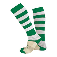 Load image into Gallery viewer, Errea Zone Football Sock (Green/White)