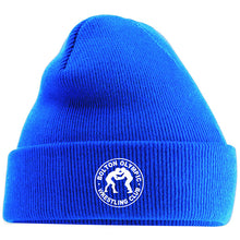 Load image into Gallery viewer, Bolton Olympic Wrestling Club Cuffed Beanie (Royal Blue)