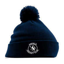 Load image into Gallery viewer, Enfield CC Pom Pom Beanie (Navy)