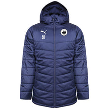 Load image into Gallery viewer, Cinque Ports FC Puma Sideline Bench Jacket (Peacoat/White)